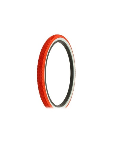Tire 26 x 2.125 Red/White Side Wall HF-133.